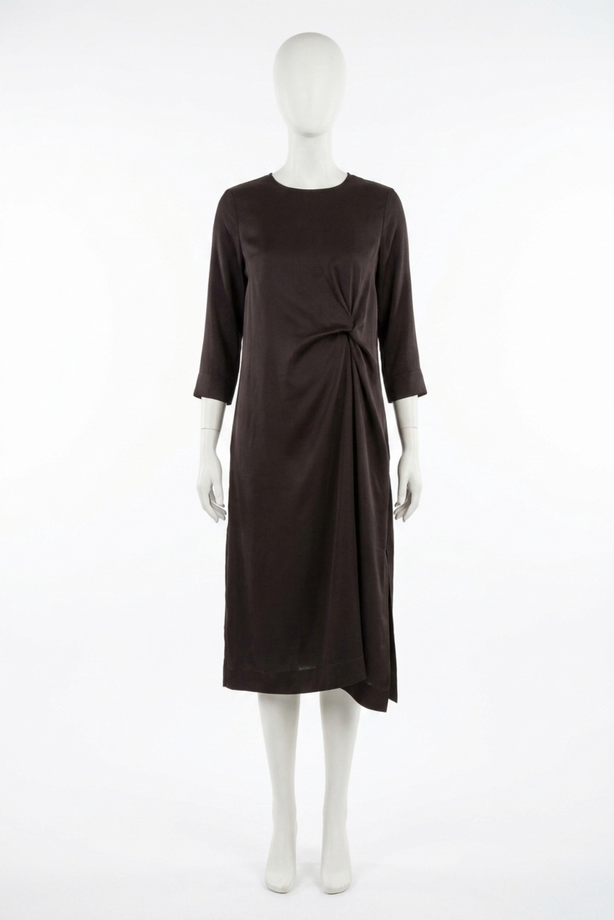 NEW HATCH maternity the lauren dress in black
